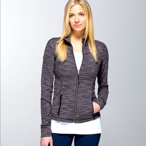 Lululemon Forme Jacket *Cuffins Wee Are From Space Black Cashew Size 6